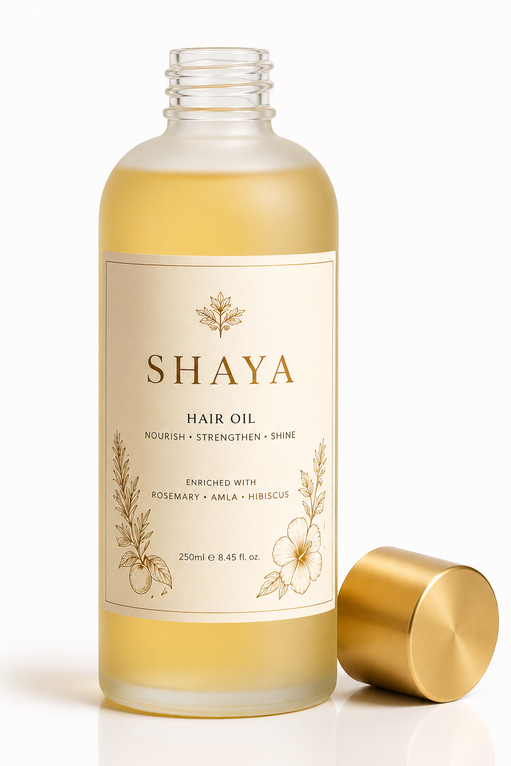 SHAYA Premium Herbal Hair Oil – Rosemary, Amla & Hibiscus